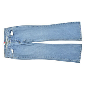 Tommy Hilfiger Tommy Jeans Women's Size 9 Blue Denim Flare Leg Jeans Made in Mex